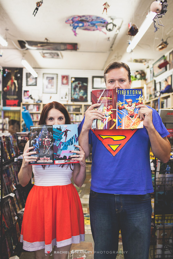 Ensaio Fotográfico de um Noivado Nerd